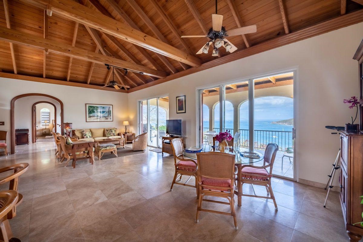 Bay view villa interior